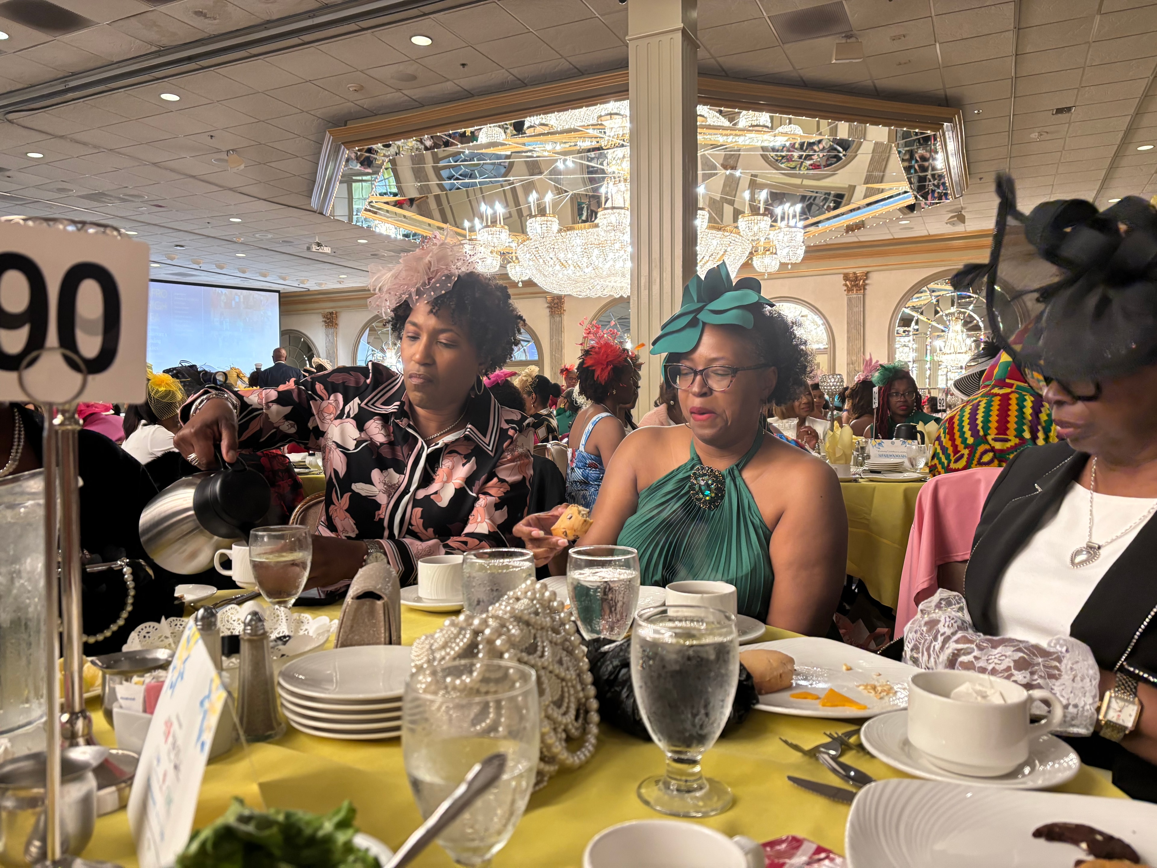 Members at an elegant WCL luncheon event