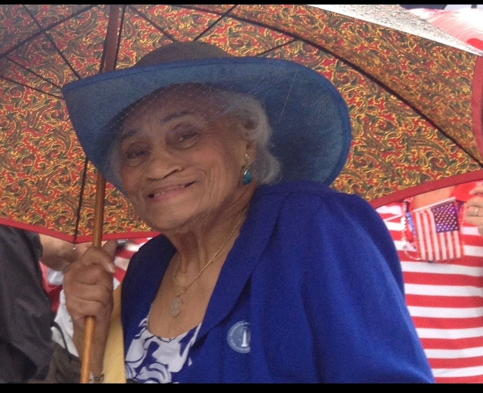A longtime WCL member at a civic gathering
