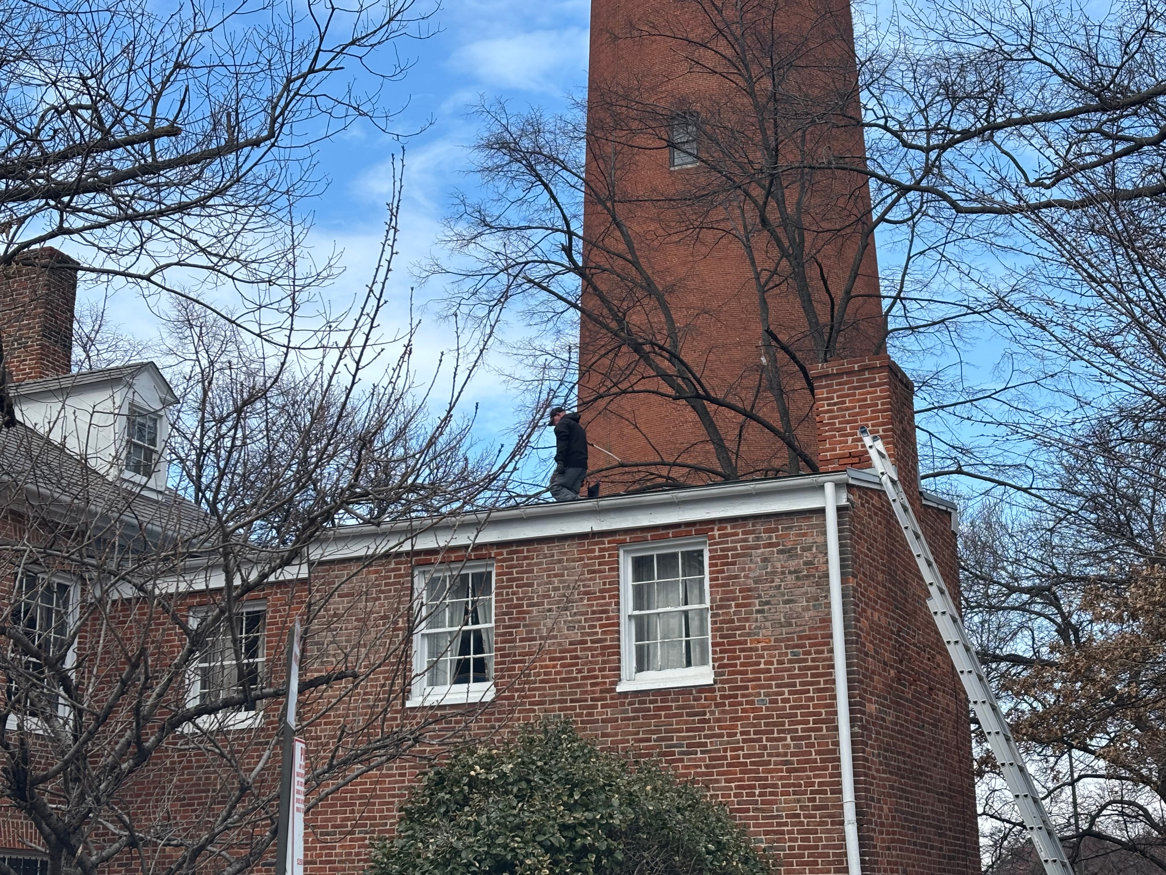 Thorowgood Smith House — rooftop maintenance